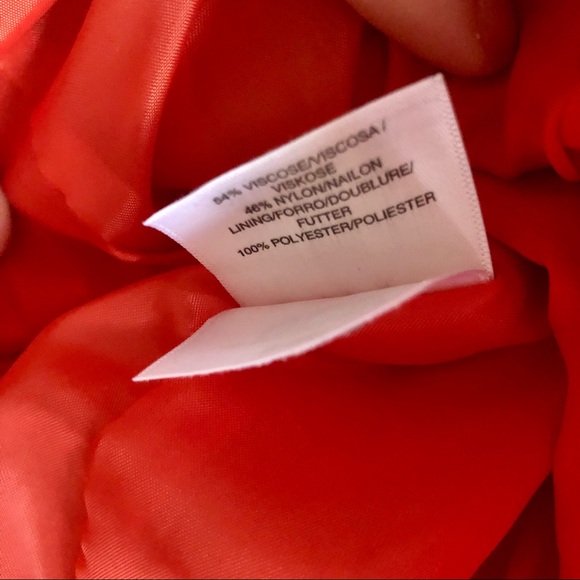 *SOLD* Nine West sleeveless a line salmon orange - Picture 10 of 10